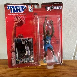 Starting Lineup Kenner 1998 Kevin‎ Garnett Timberwolves With Trading Card New